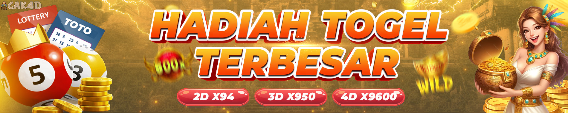 Hadiah Togel Terbesar No Diskon CAK4D